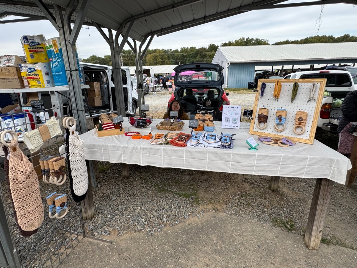 My first ever booth set up at the barnyard flea&nbsp;market